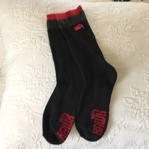 Tony Hawk socks, black and red